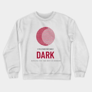 Uncomfortably Dark-Red Moon logo Crewneck Sweatshirt